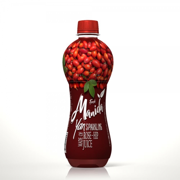 Manida Rose hip Carbonated juice - 1 Lit